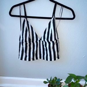 Zara Open back Crop top